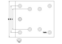 Brake lining set, drum brake