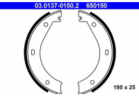Brake Shoe Kit, parking brake 03.0137-0150.2 ATE
