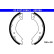 Brake Shoe Kit, parking brake 03.0137-0169.2 ATE