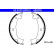 Brake Shoe Kit, parking brake 03.0137-0379.2 ATE, Thumbnail 2