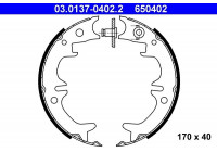 Brake Shoe Kit, parking brake 03.0137-0402.2 ATE