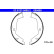 Brake Shoe Kit, parking brake 03.0137-0450.2 ATE