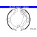 Brake Shoe Kit, parking brake 03.0137-0464.2 ATE