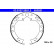 Brake Shoe Kit, parking brake 03.0137-3051.2 ATE