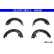 Brake Shoe Kit, parking brake 03.0137-3051.2 ATE, Thumbnail 2