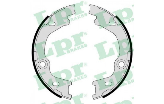 Brake Shoe Kit, parking brake 09630 Lpr