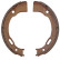 Brake Shoe Kit, parking brake 40700 ABS