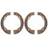 Brake Shoe Kit, parking brake 40700 ABS, Thumbnail 2
