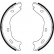 Brake Shoe Kit, parking brake 8728 ABS