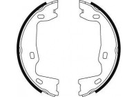 Brake Shoe Kit, parking brake 8786 ABS