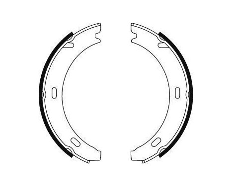 Brake Shoe Kit, parking brake 8806 ABS, Image 2