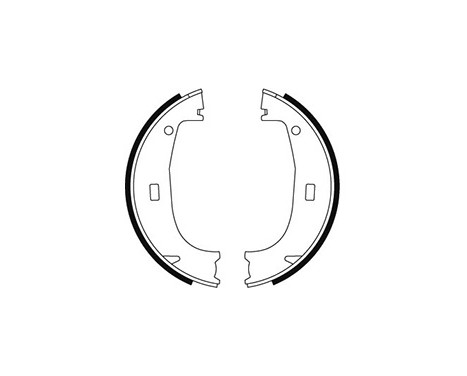 Brake Shoe Kit, parking brake 8950 ABS, Image 2