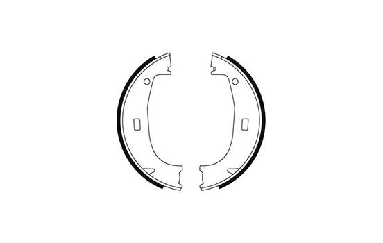 Brake Shoe Kit, parking brake 8950 ABS, Image 2