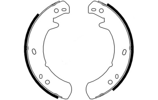 Brake Shoe Kit, parking brake 8955 ABS, Image 2