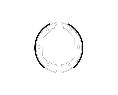 Brake Shoe Kit, parking brake 8973 ABS, Image 2