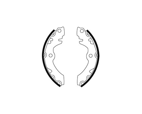 Brake Shoe Kit, parking brake 8977 ABS, Image 2