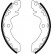 Brake Shoe Kit, parking brake 8977 ABS