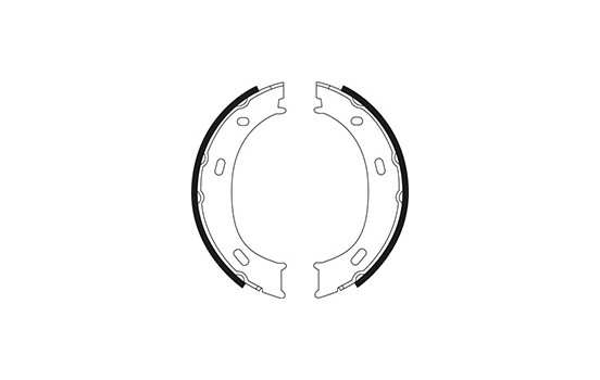 Brake Shoe Kit, parking brake 9021 ABS, Image 2