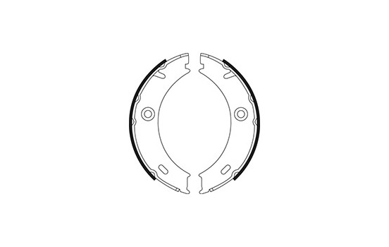 Brake Shoe Kit, parking brake 9022 ABS, Image 2