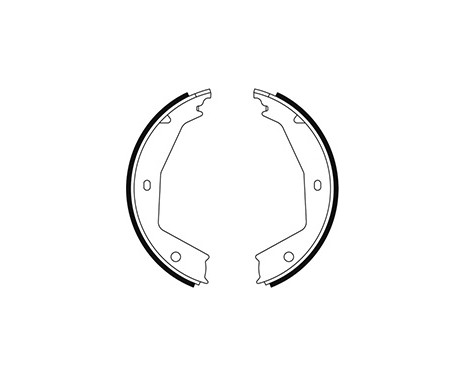 Brake Shoe Kit, parking brake 9060 ABS, Image 2