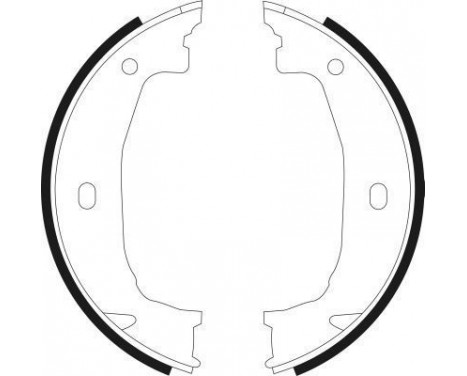 Brake Shoe Kit, parking brake 9069 ABS