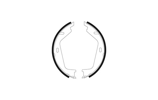 Brake Shoe Kit, parking brake 9071 ABS, Image 2