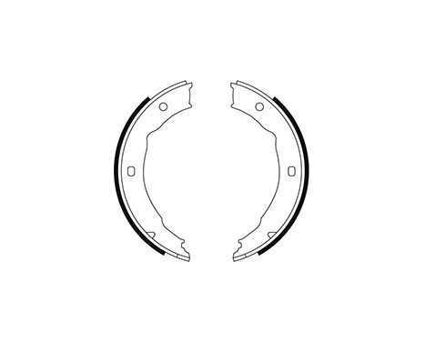 Brake Shoe Kit, parking brake 9112 ABS, Image 2
