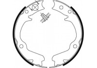 Brake Shoe Kit, parking brake 9116 ABS