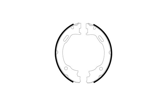 Brake Shoe Kit, parking brake 9142 ABS, Image 2