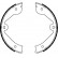 Brake Shoe Kit, parking brake 9177 ABS