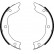 Brake Shoe Kit, parking brake 9179 ABS