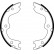 Brake Shoe Kit, parking brake 9231 ABS, Thumbnail 2