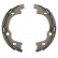 Brake Shoe Kit, parking brake 9262 ABS