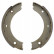 Brake Shoe Kit, parking brake 9334 ABS