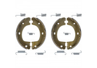 Brake Shoe Kit, parking brake ADBP410050 Blue Print