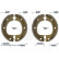 Brake Shoe Kit, parking brake ADBP410050 Blue Print, Thumbnail 2