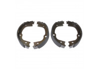 Brake Shoe Kit, parking brake ADG04174 Blue Print