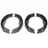 Brake Shoe Kit, parking brake ADN14162 Blue Print