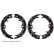 Brake Shoe Kit, parking brake ADT34157 Blue Print, Thumbnail 2