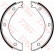 Brake Shoe Kit, parking brake GS8217 TRW