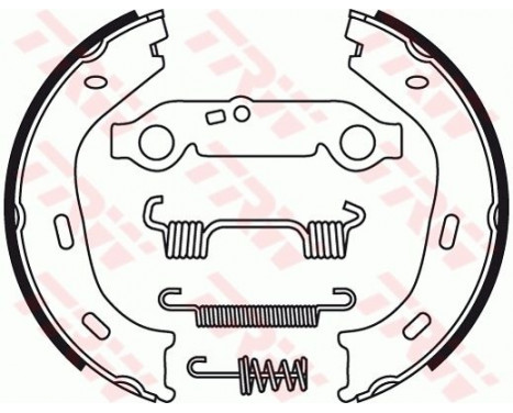 Brake Shoe Kit, parking brake GS8218 TRW