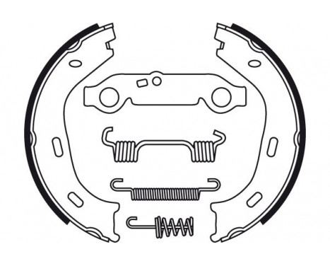 Brake Shoe Kit, parking brake GS8218 TRW, Image 2