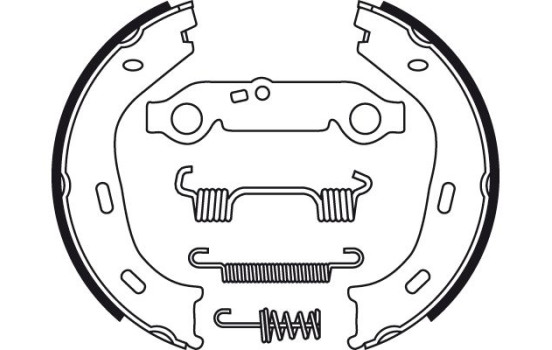 Brake Shoe Kit, parking brake GS8218 TRW, Image 3