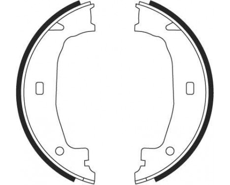 Brake Shoe Kit, parking brake GS8432 TRW, Image 4