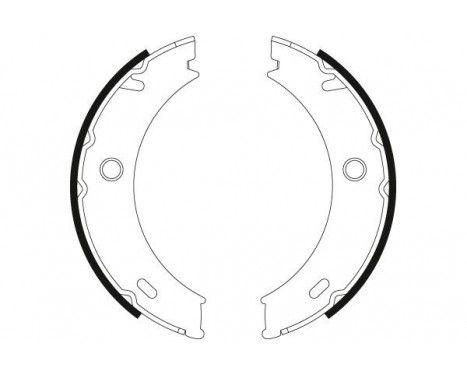 Brake Shoe Kit, parking brake GS8466 TRW, Image 2