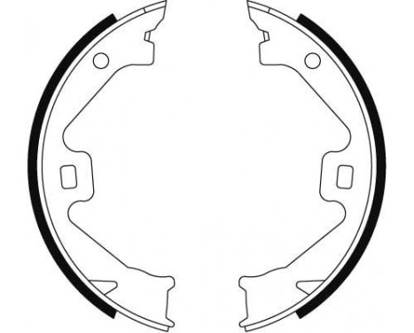Brake Shoe Kit, parking brake GS8469 TRW, Image 2