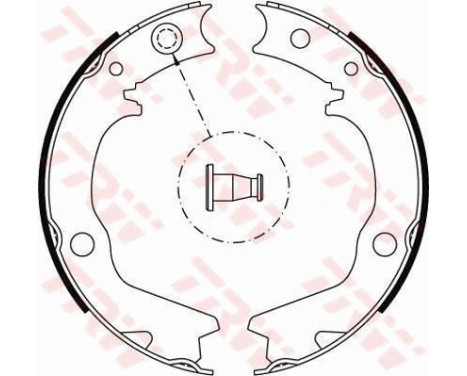 Brake Shoe Kit, parking brake GS8479 TRW