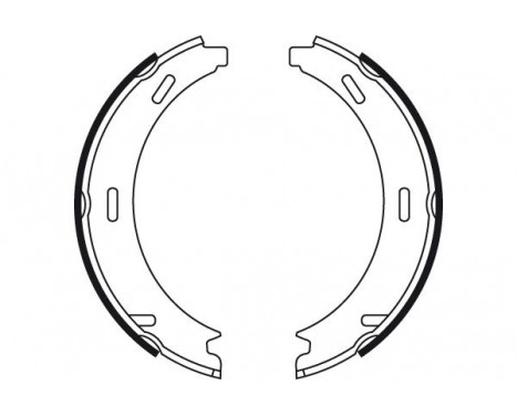 Brake Shoe Kit, parking brake GS8481 TRW, Image 4