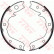 Brake Shoe Kit, parking brake GS8497 TRW