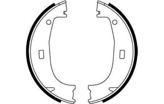 Brake Shoe Kit, parking brake GS8594 TRW, Image 2